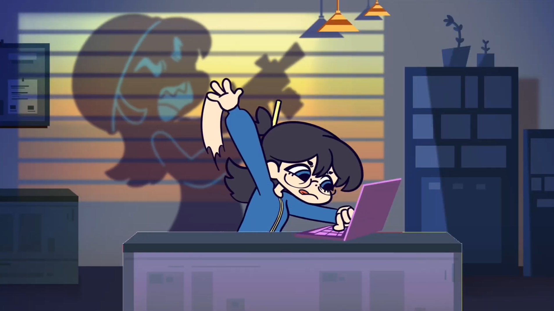 Exaggerated animation